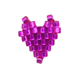 fuchsia heart