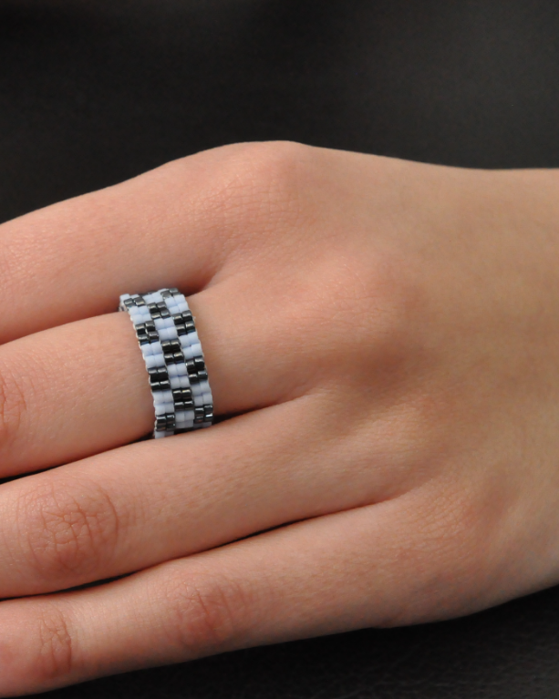 anello a fascia Vichy
