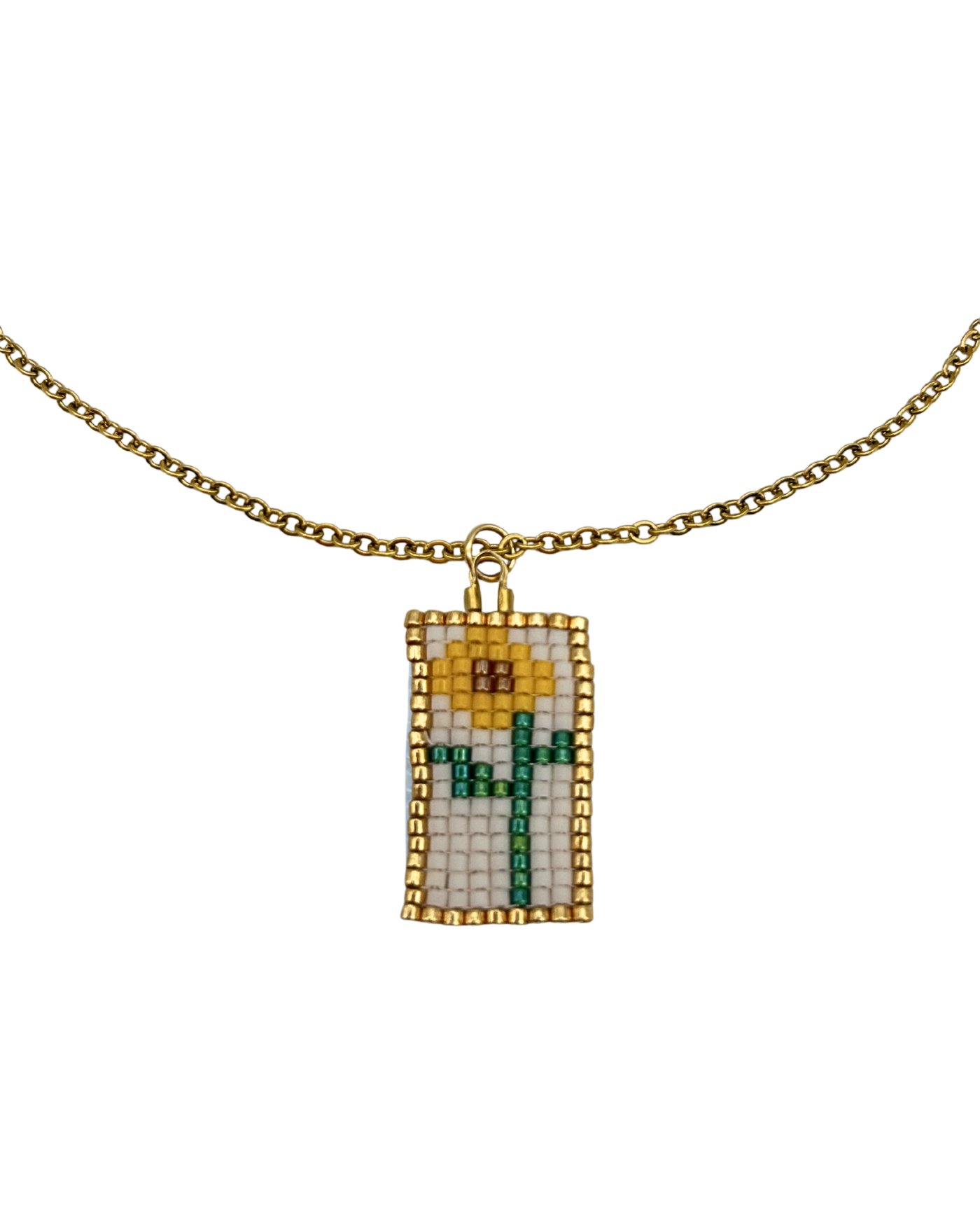 catenina con ciondolo Sunflower